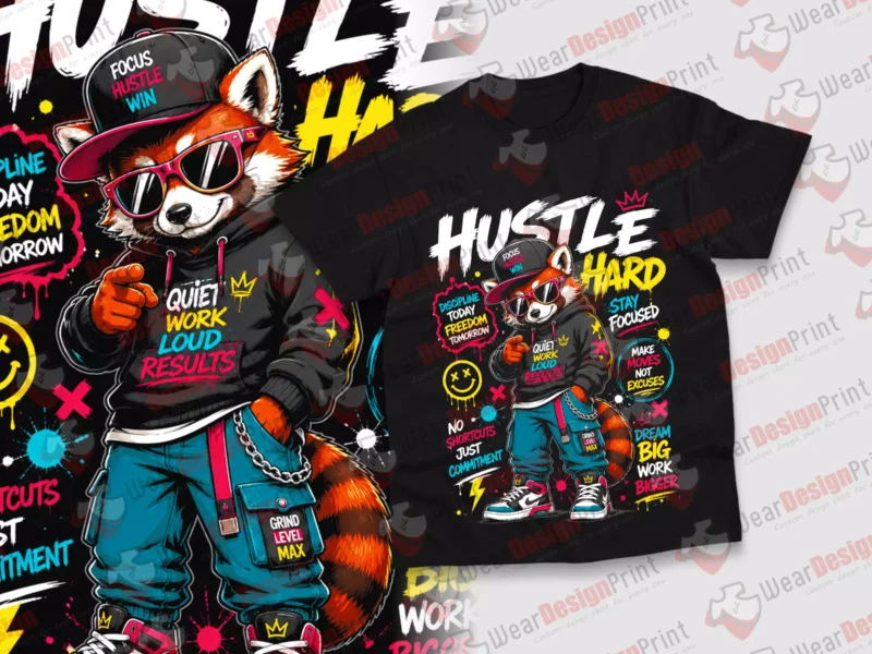 Hustle 9 Design PNG Ready — view 2
