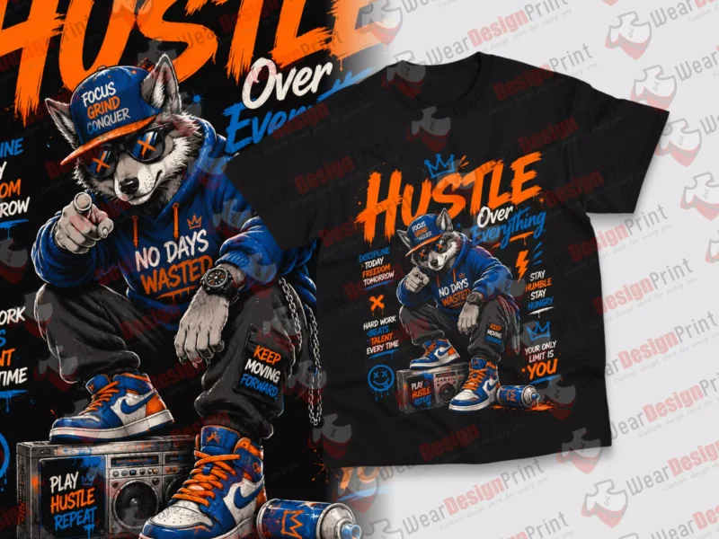 Hustle 9 Design PNG Ready — view 6
