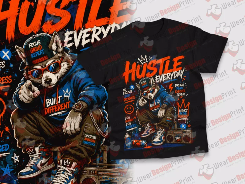 Hustle 9 Design PNG Ready — view 8
