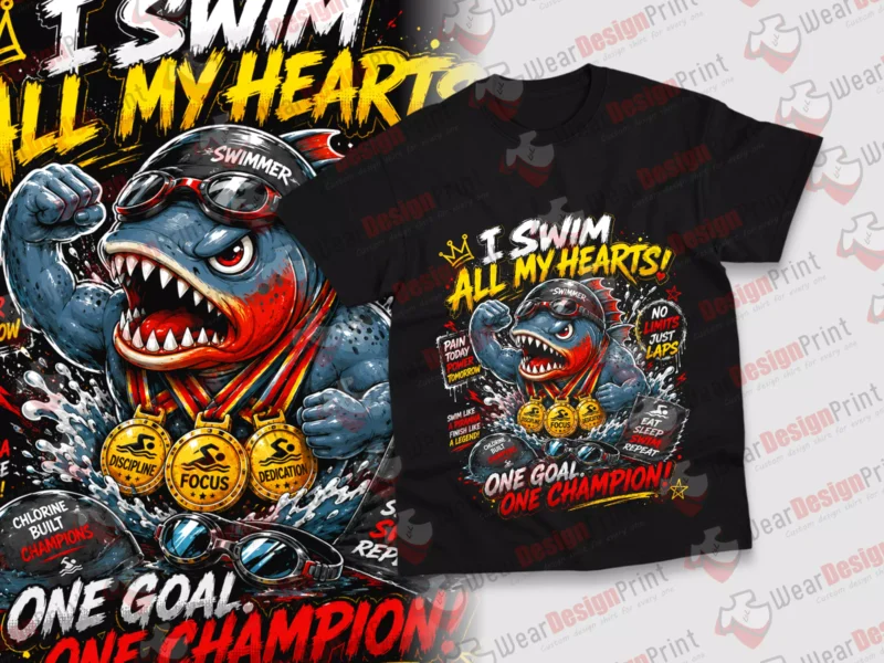 Swimmers Animals 14 Designs PNG Ready — view 7