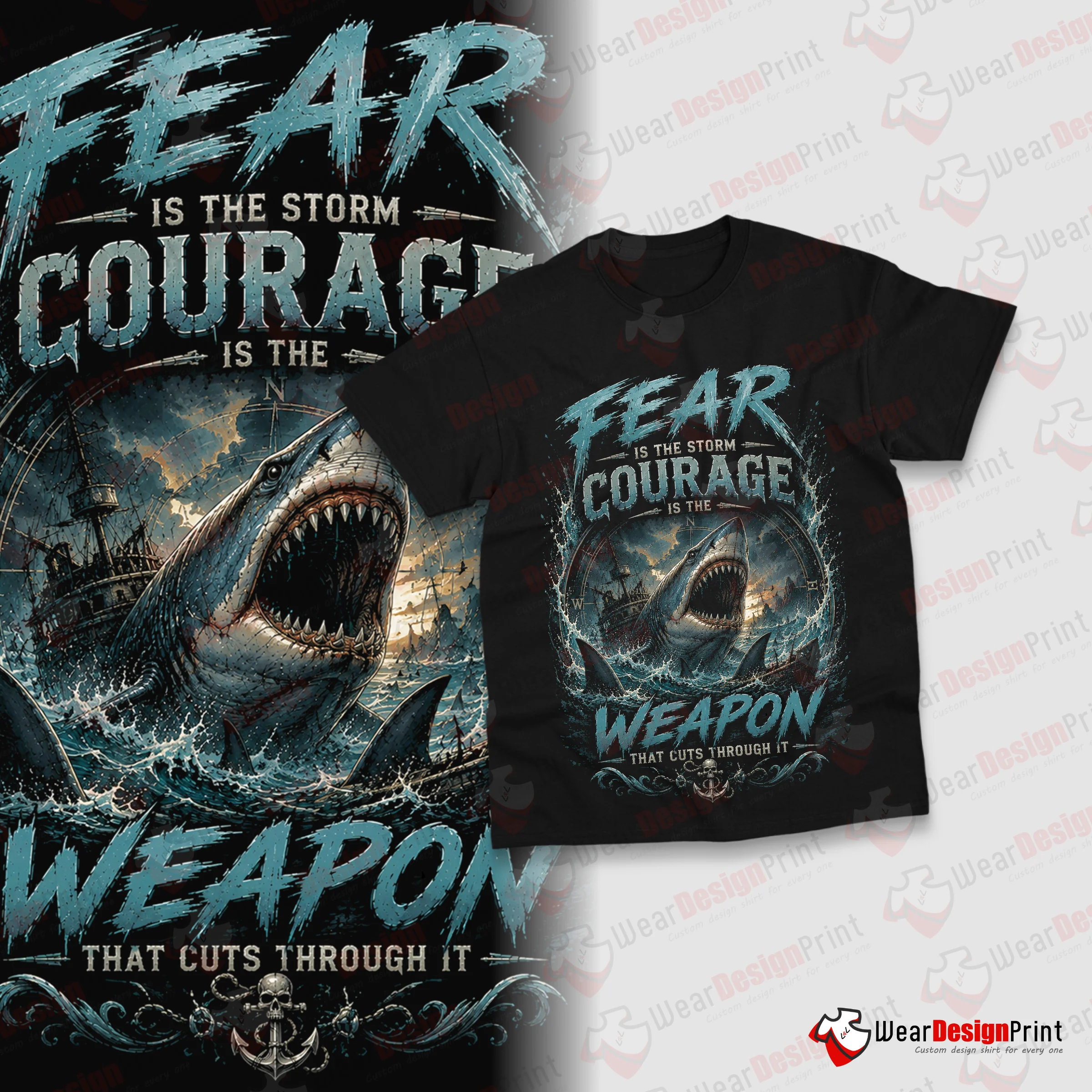 Fear Quotes 12pcs PNG — view 1