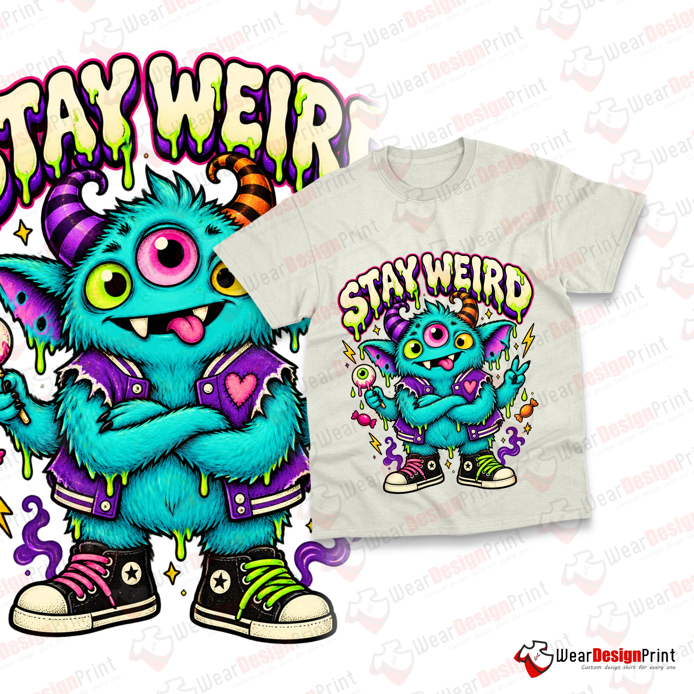 Cute Monsters 13pcs PNG — view 22