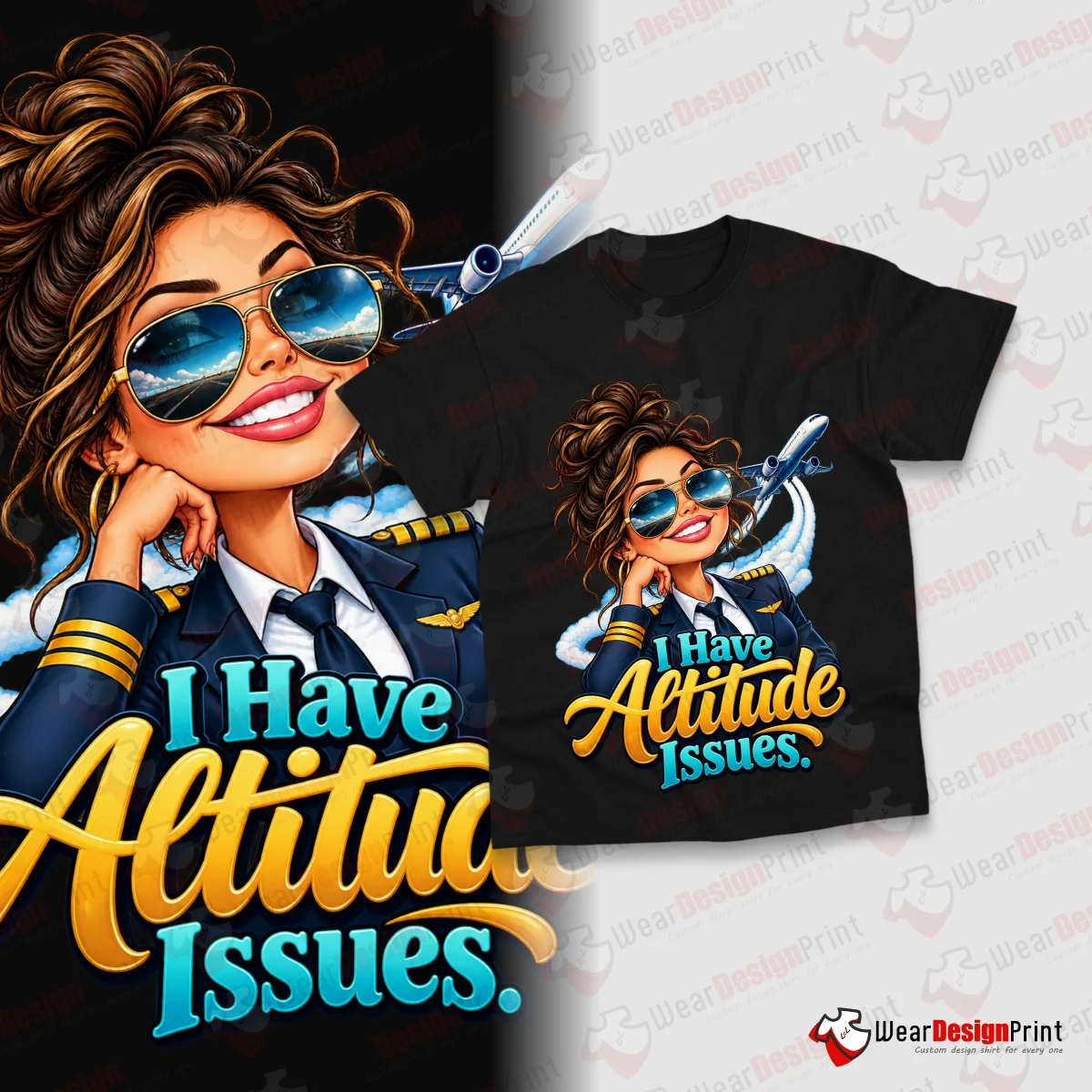 Women Pilot 10PC PNG Bundle — view 2
