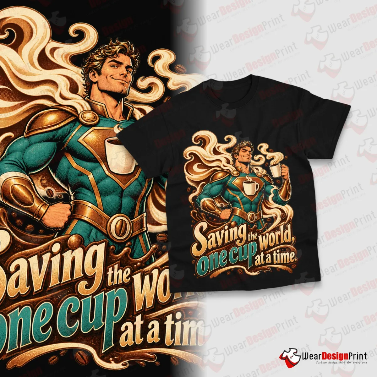 Funny Superhero Shirt Designs 20PCS PNG Bundle — view 2