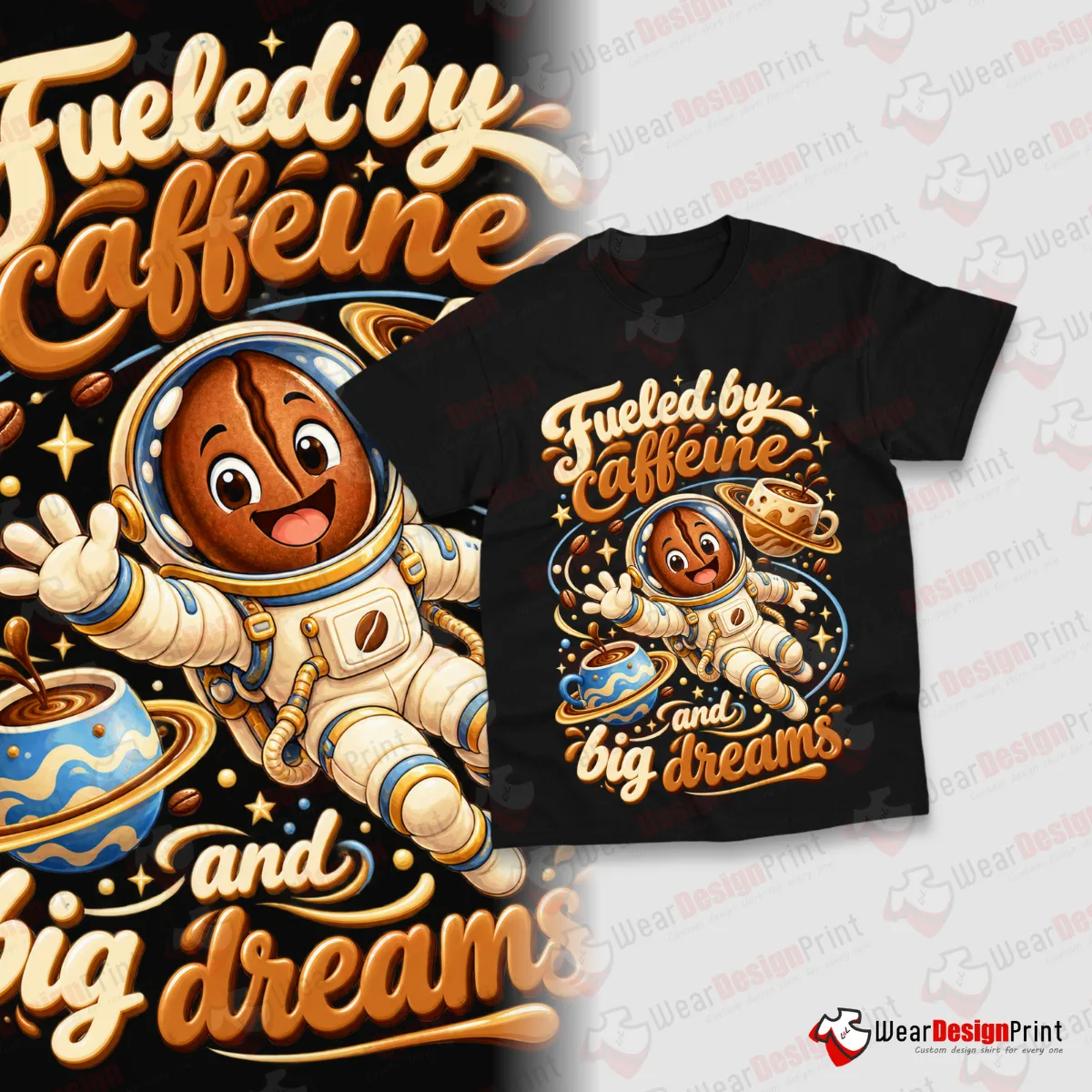 Coffee Lover Shirt Designs 5PCS PNG Bundle — view 1