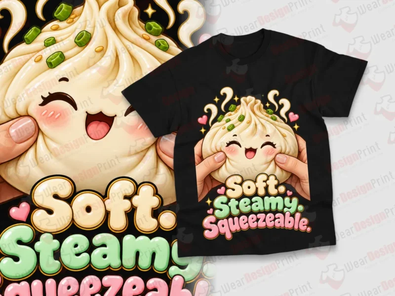 Squishy Dumplings Shirt Designs 10PCS PNG Bundle — view 2
