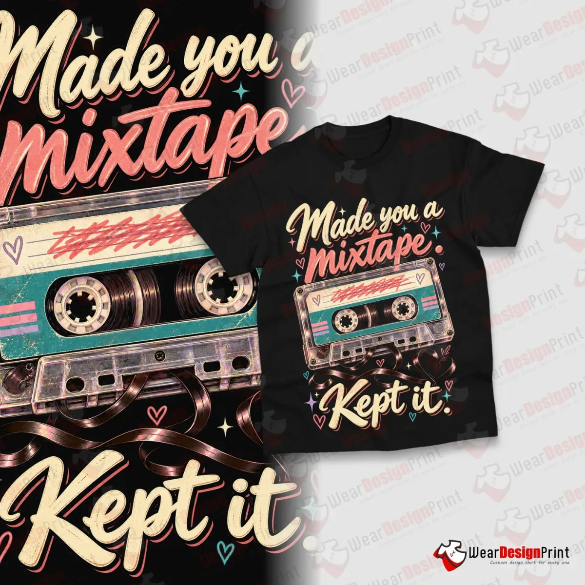 Retro Heartbreak Shirt Designs 15PCS PNG Bundle — view 1