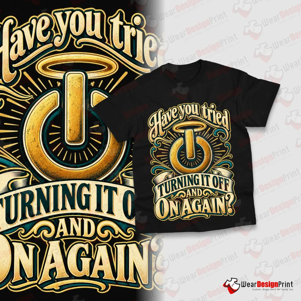IT & Tech Shirt Designs 10PCS PNG Bundle — view 8