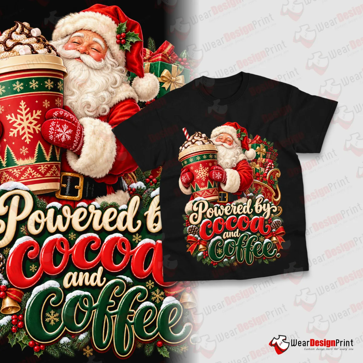 Funny Christmas Shirt Designs 20PCS PNG Bundle — view 4