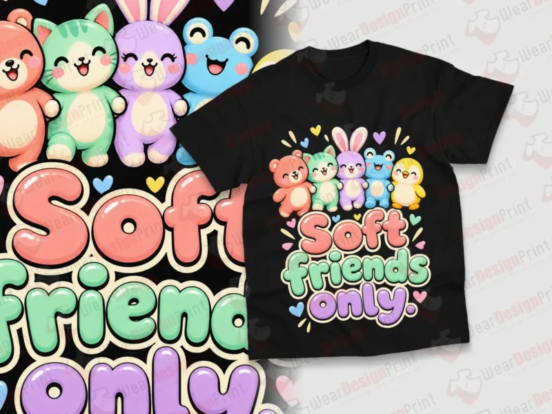 Squishy Friends Shirt Designs 15PCS PNG Bundle — view 1