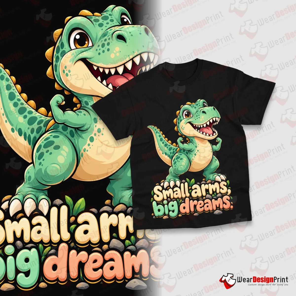 Baby Dinosaurs Shirt Designs 15PCS PNG Bundle — view 1