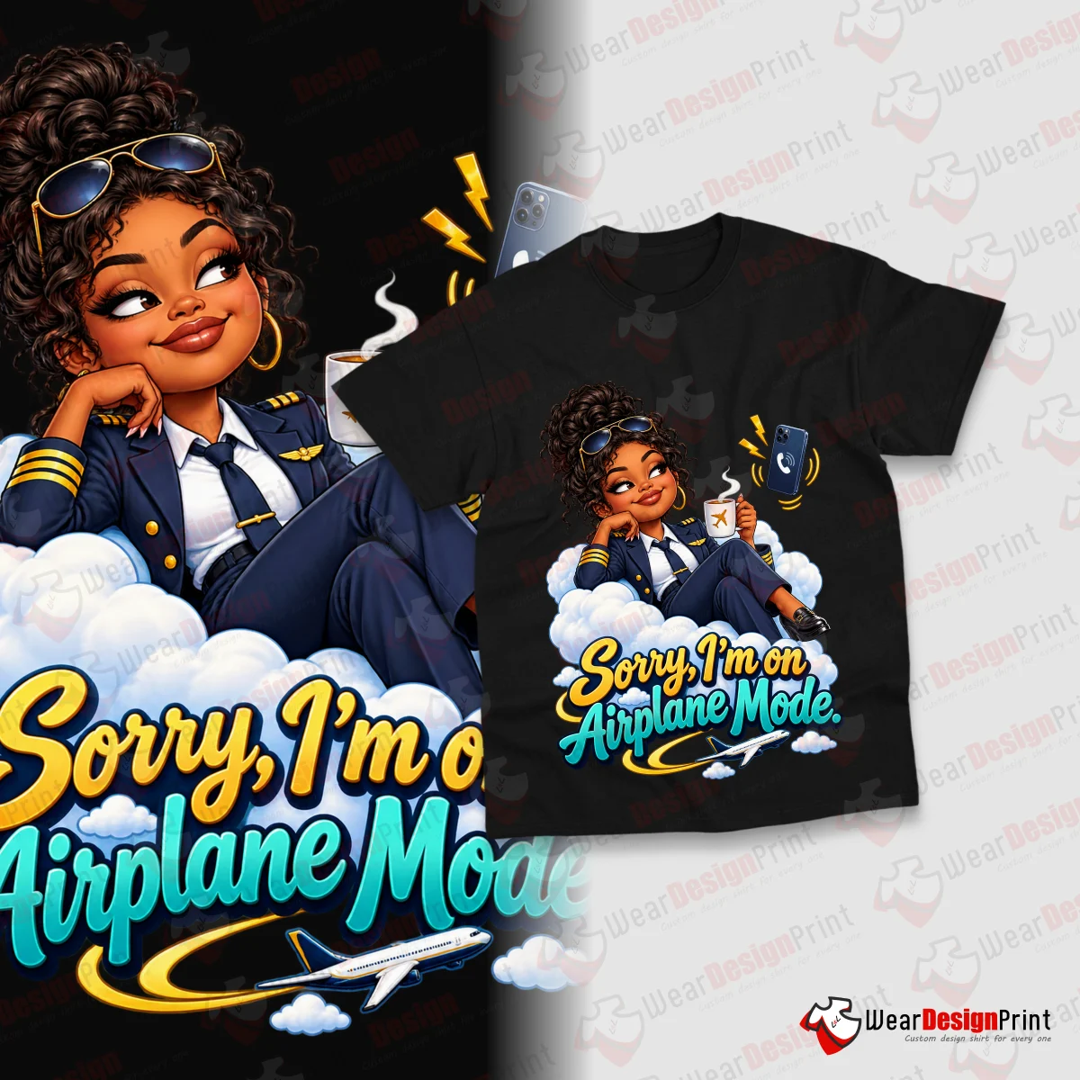 Women Pilot 10PC PNG Bundle — view 5