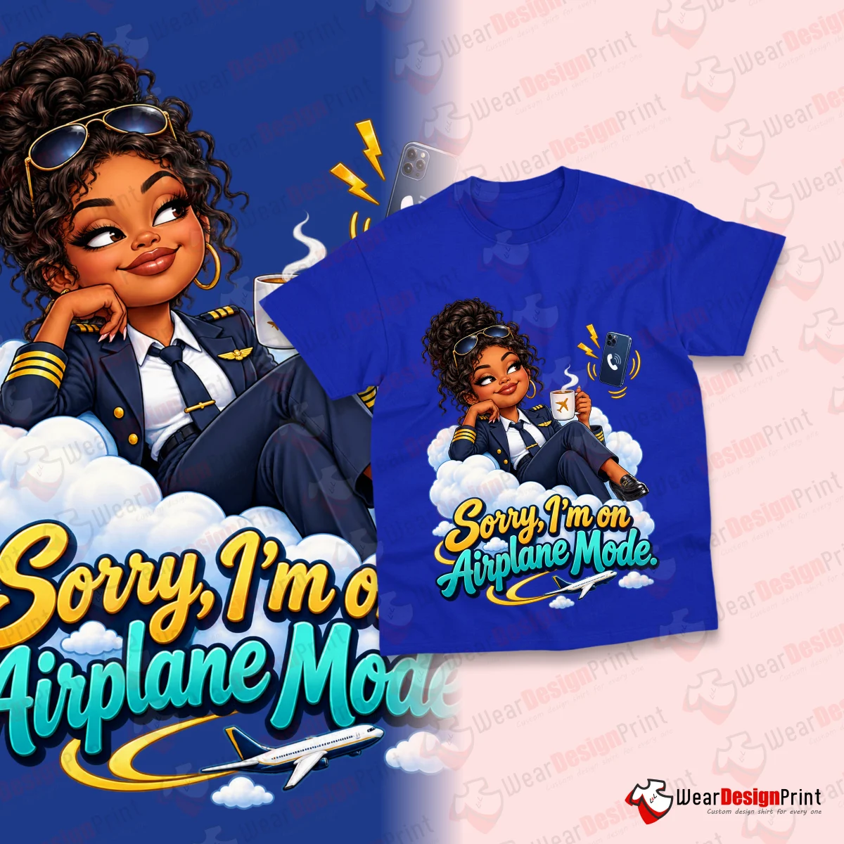 Women Pilot 10PC PNG Bundle — view 8