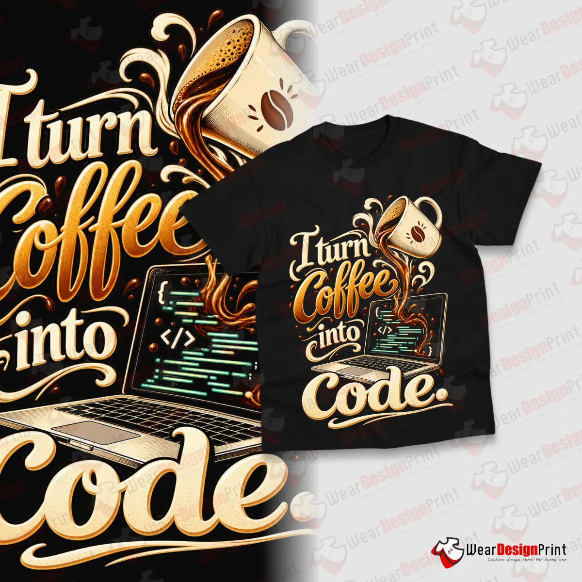 IT & Tech Shirt Designs 10PCS PNG Bundle — view 4