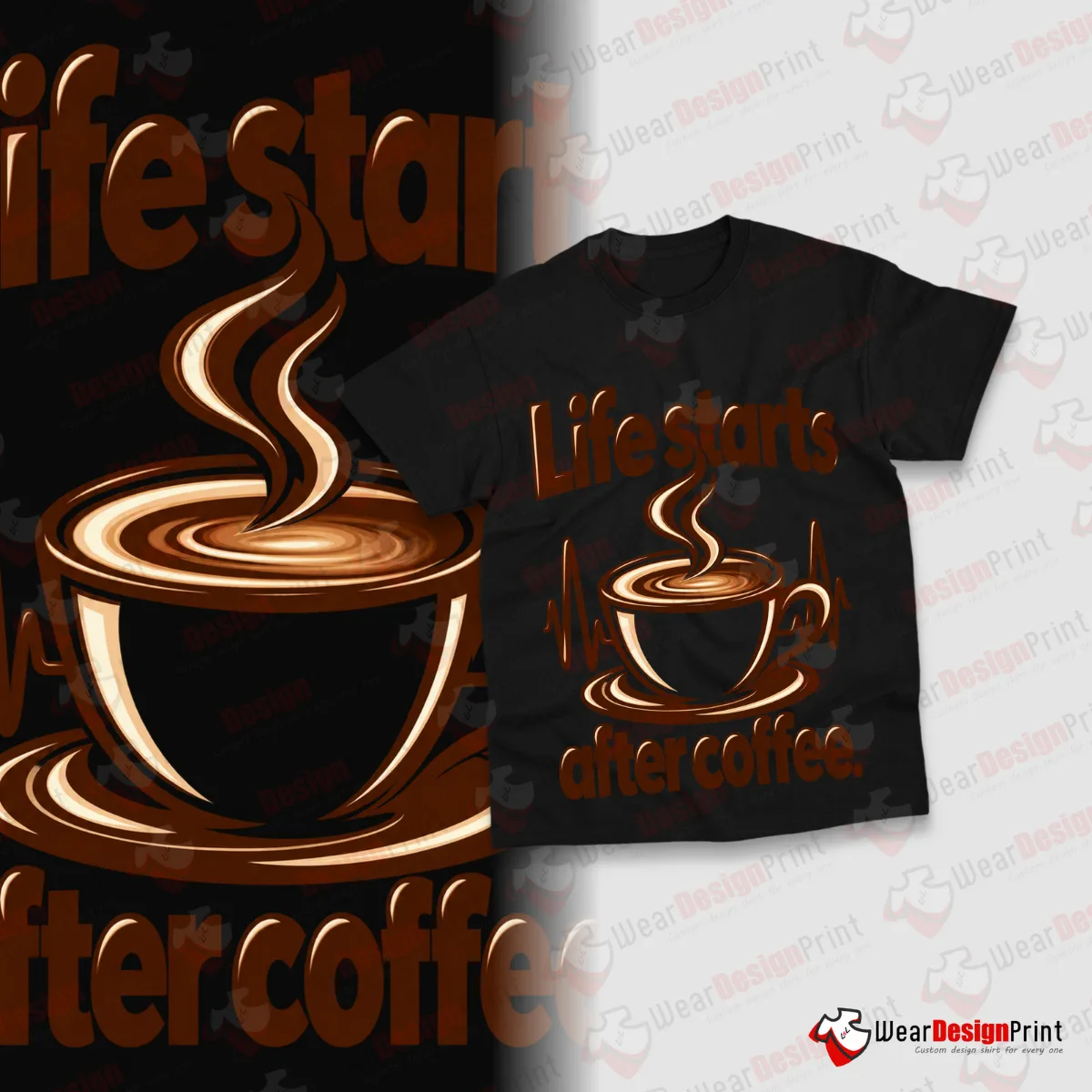 Coffee Lover Shirt Designs 5PCS PNG Bundle — view 5