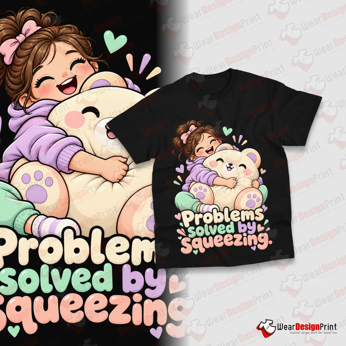 Squishy Friends Shirt Designs 15PCS PNG Bundle — view 3