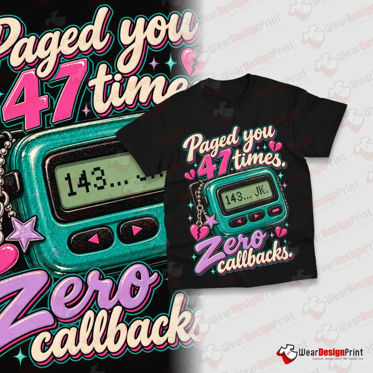 Retro Heartbreak Shirt Designs 15PCS PNG Bundle — view 2
