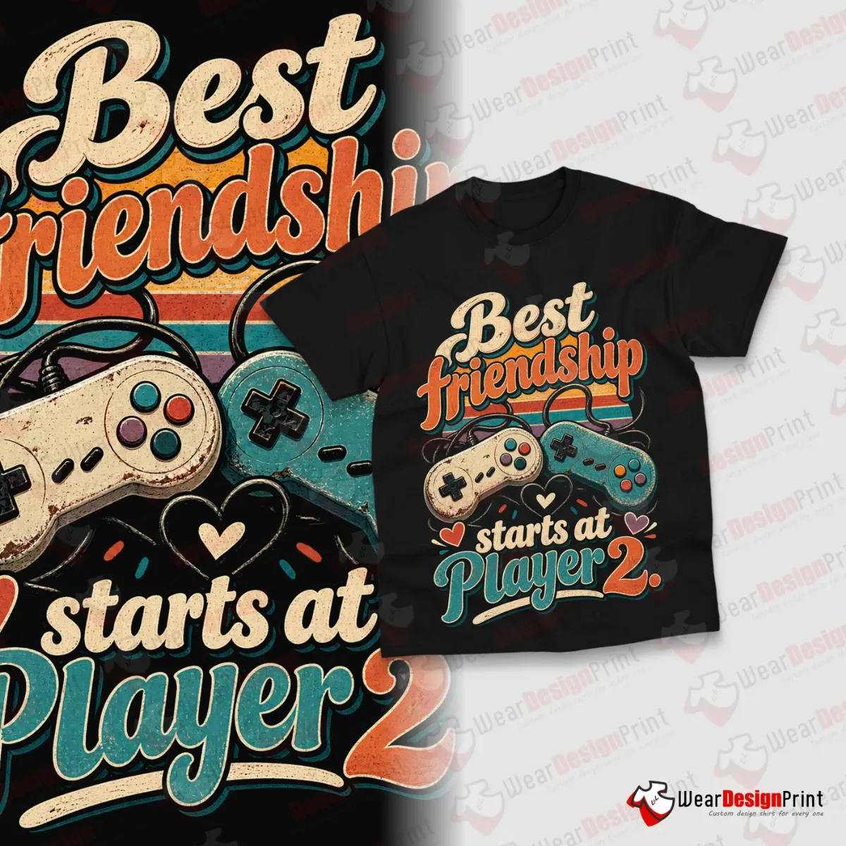 Retro Gaming Shirt Designs 17PCS PNG Bundle — view 2