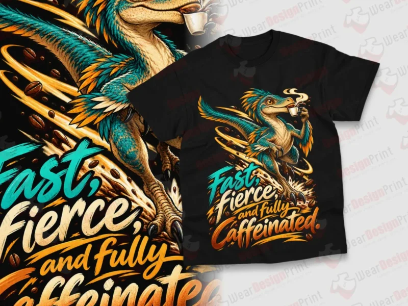 Dinosaur Coffee Shirt Designs 20PCS PNG Bundle — view 2