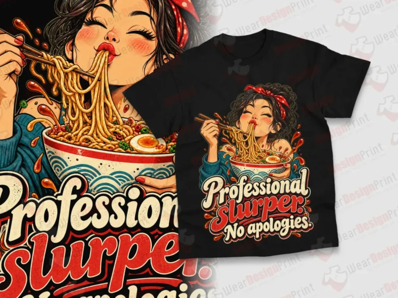 Noodle Lovers Shirt Designs 15PCS PNG Bundle — view 3