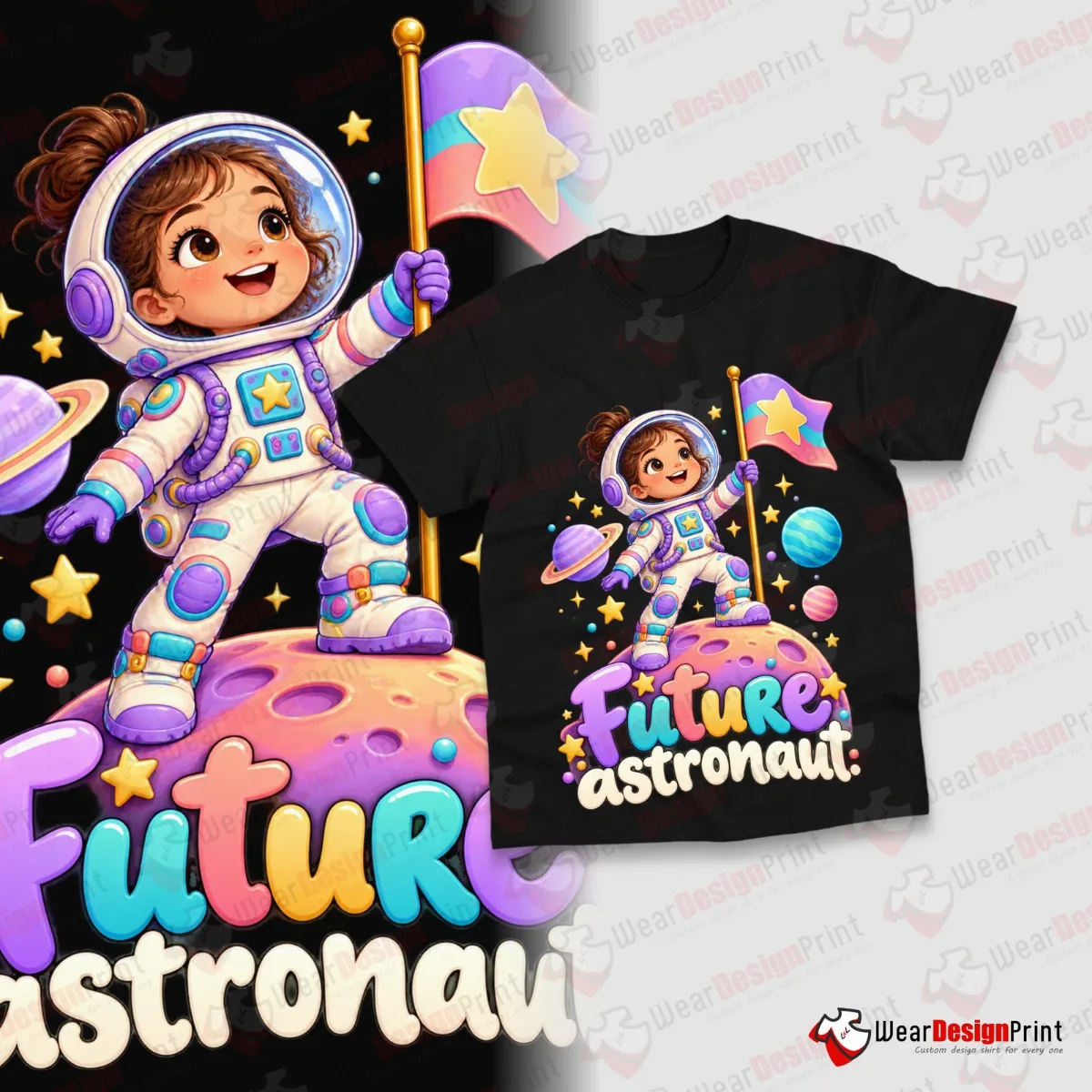 Colorful Kids Shirt Designs 10PCS PNG Bundle — view 2