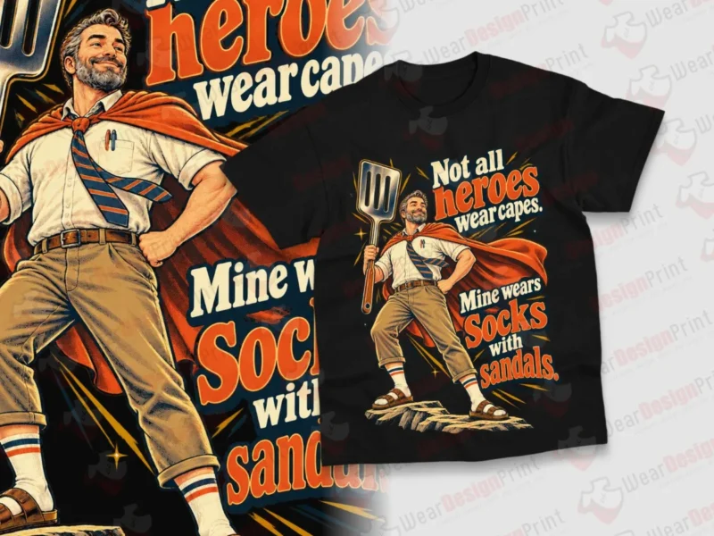 Funny Superhero Shirt Designs 20PCS PNG Bundle — view 3
