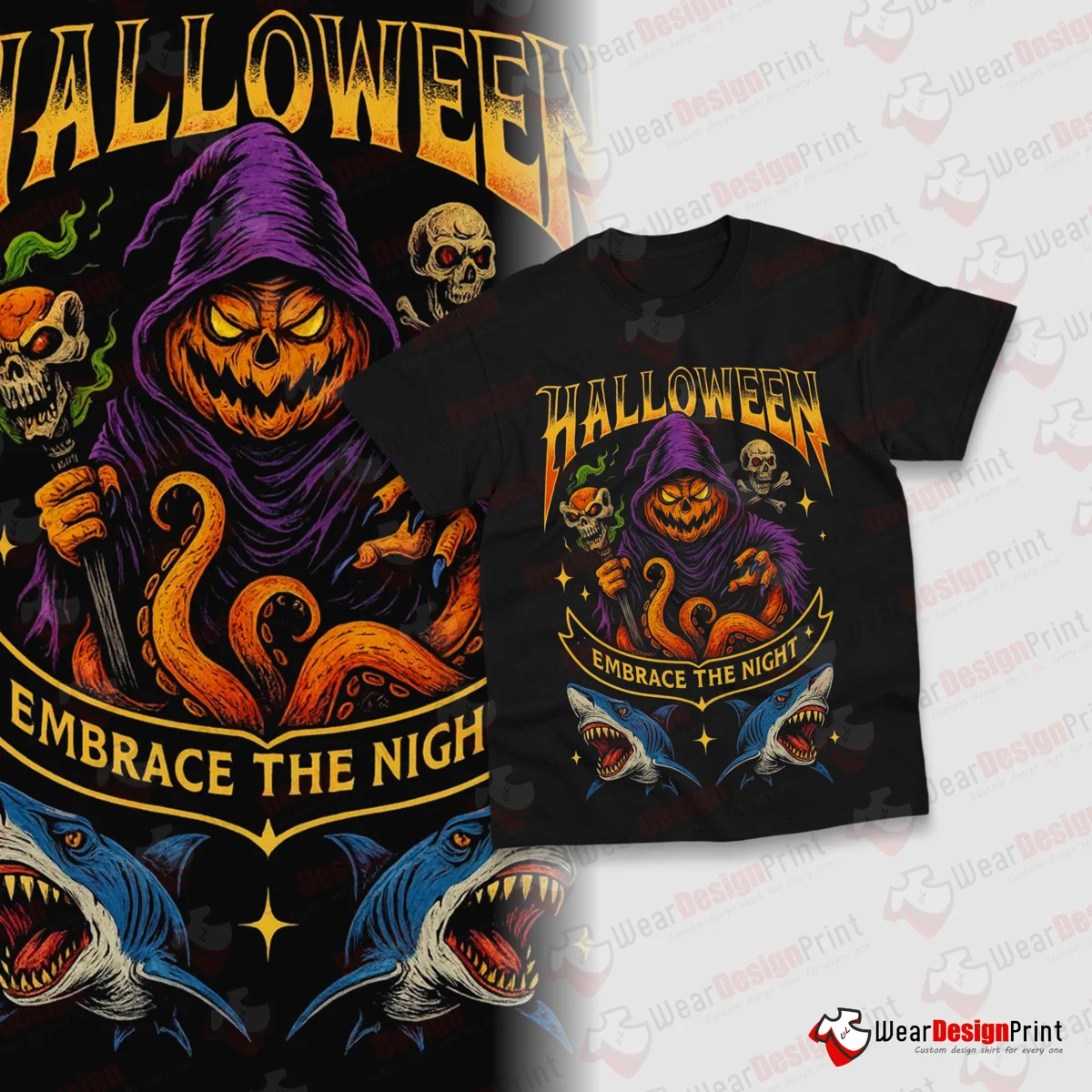 Fantasy & Horror Shirt Designs 13PCS PNG Bundle — view 4