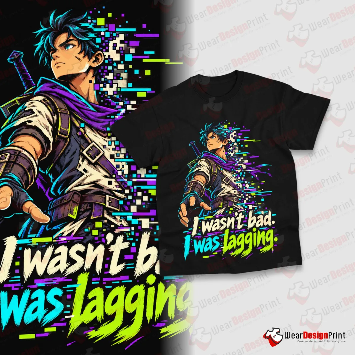 Funny Gamer Shirt Designs 20PCS PNG Bundle — view 4