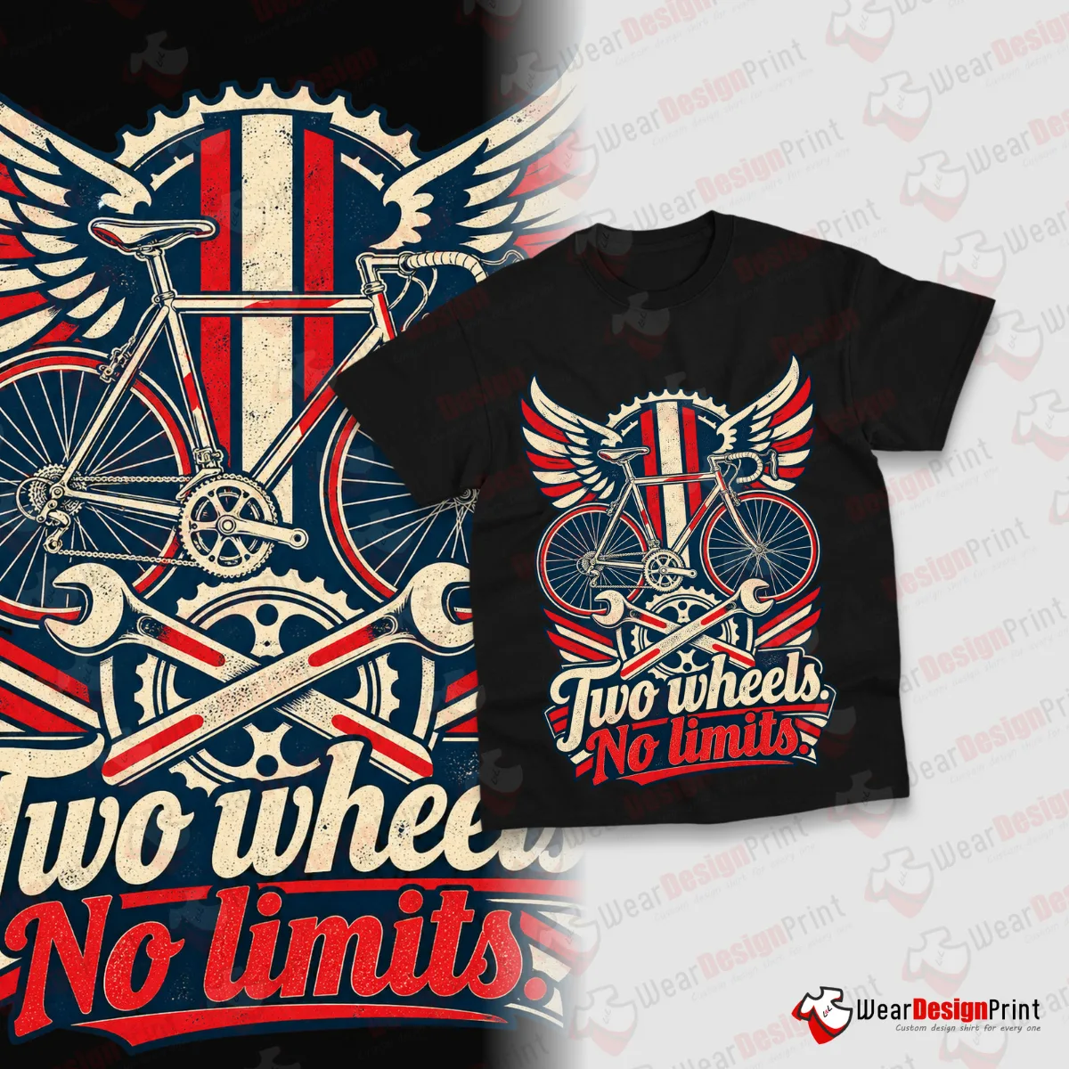Cycling Shirt Designs 5PCS PNG Bundle — view 2