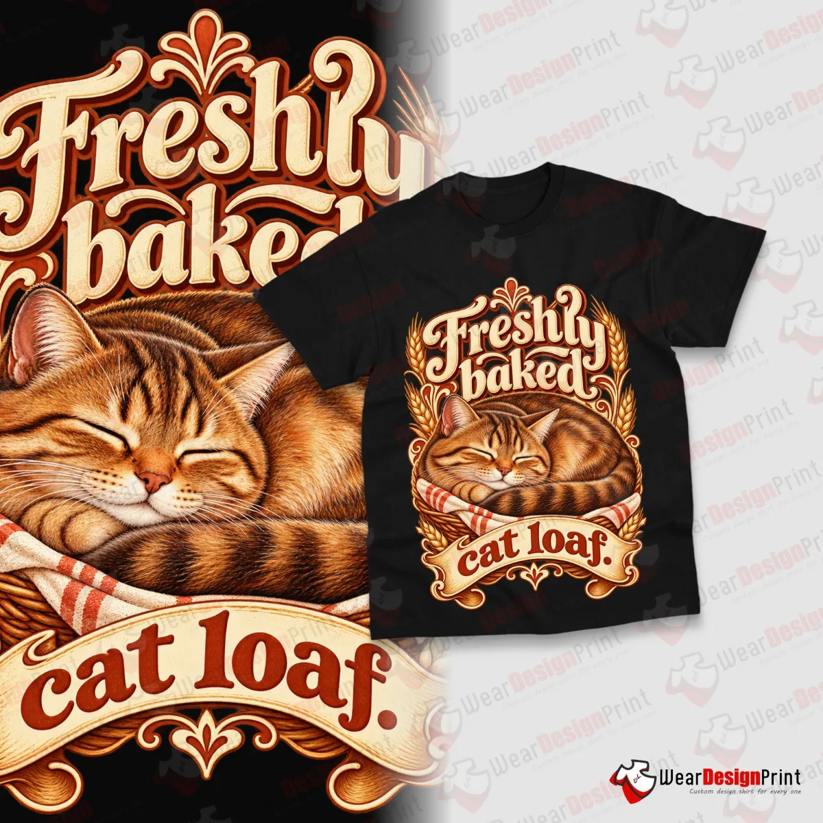 Funny Cat Shirt Designs 20PCS PNG Bundle — view 4