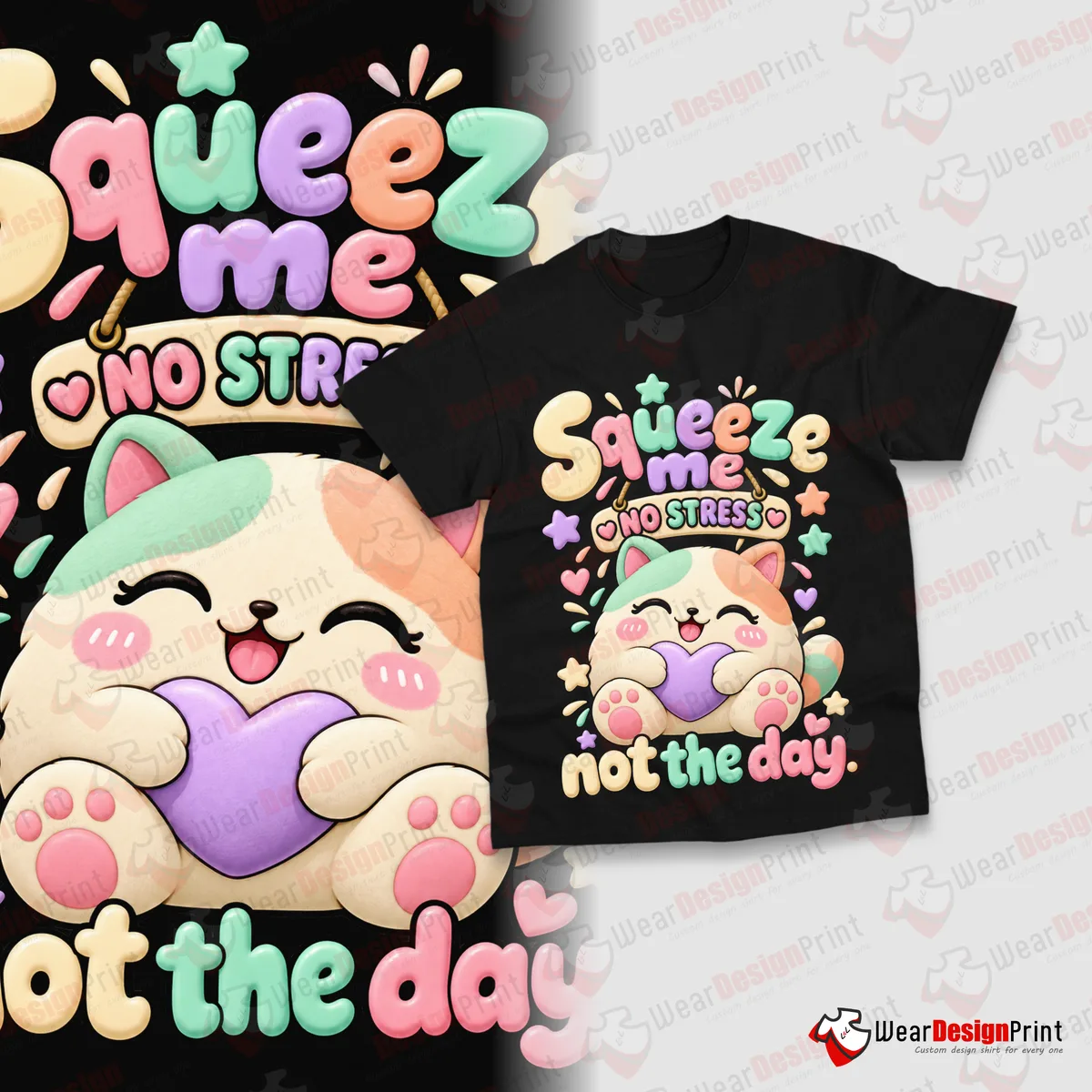 Squishy Friends Shirt Designs 15PCS PNG Bundle — view 4