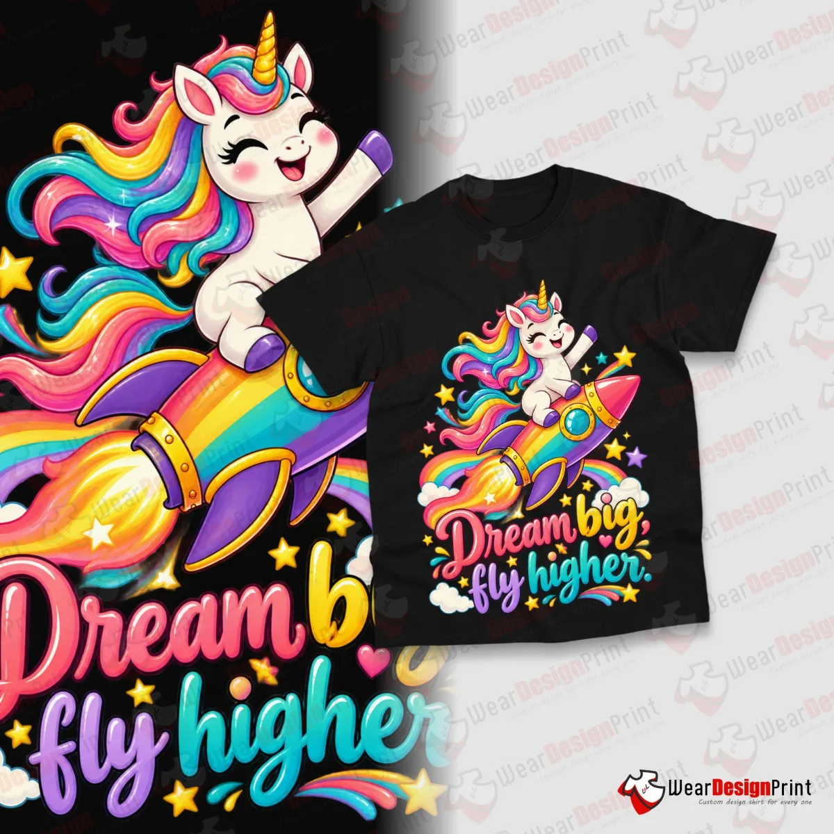 Colorful Kids Shirt Designs 10PCS PNG Bundle — view 3