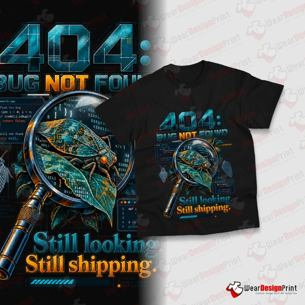 Developer Bugs Shirt Designs 10PCS PNG Bundle — view 4