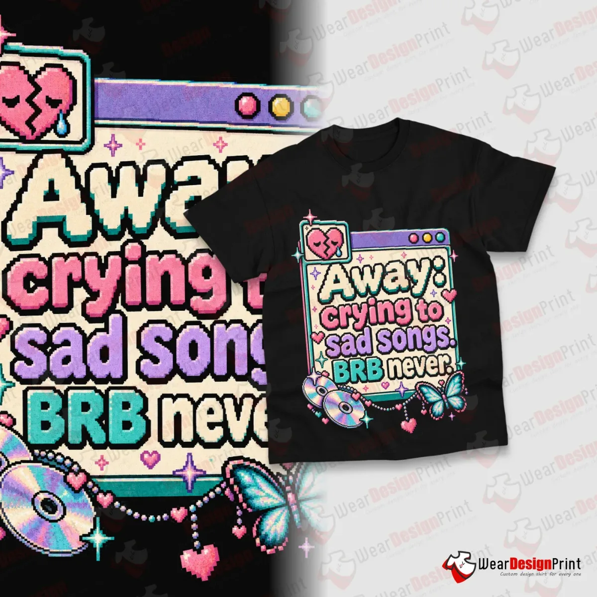 Retro Heartbreak Shirt Designs 15PCS PNG Bundle — view 4