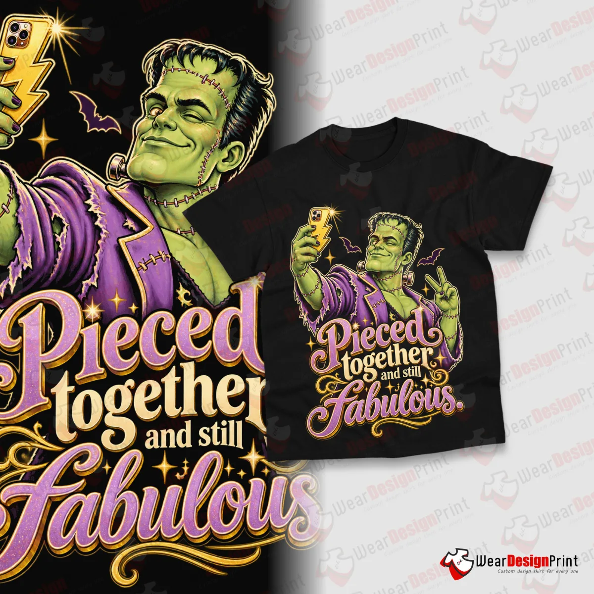 Halloween Shirt Designs 15PCS PNG Bundle — view 6