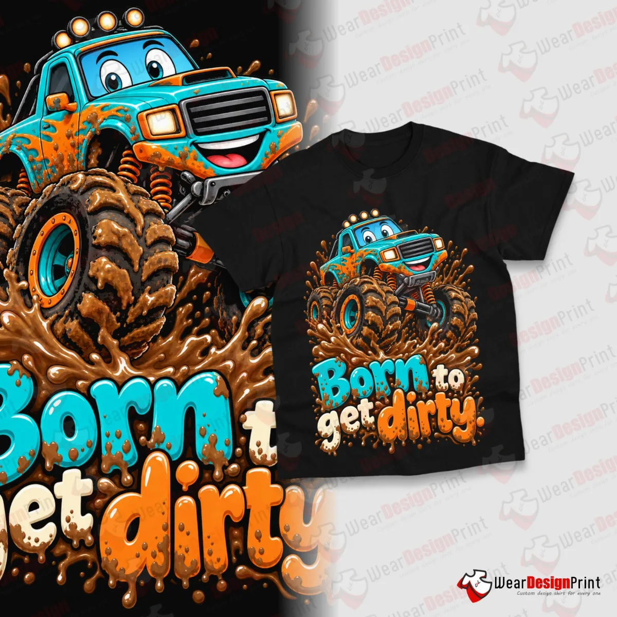 Colorful Kids Shirt Designs 10PCS PNG Bundle — view 4