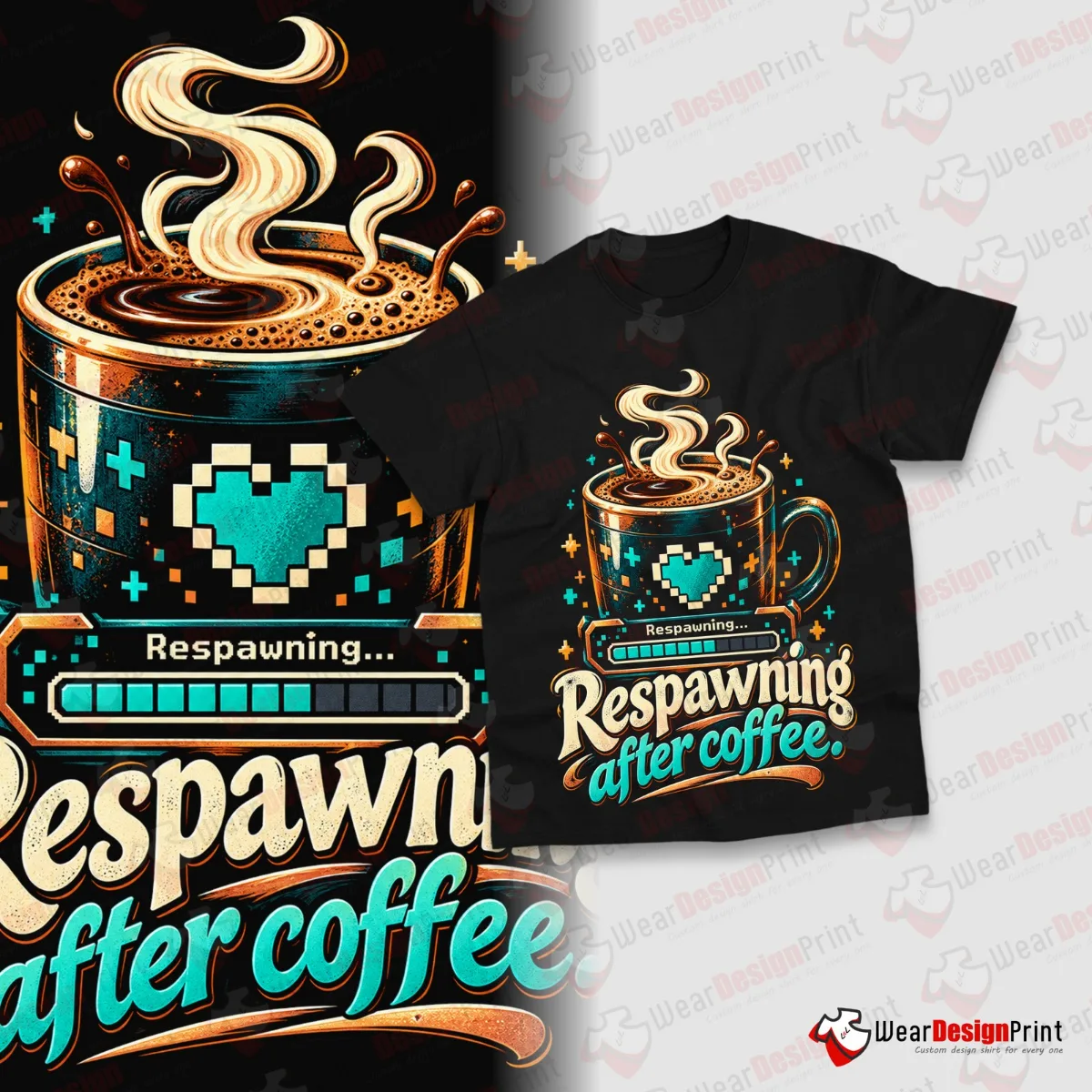 Funny Gamer Shirt Designs 20PCS PNG Bundle — view 5