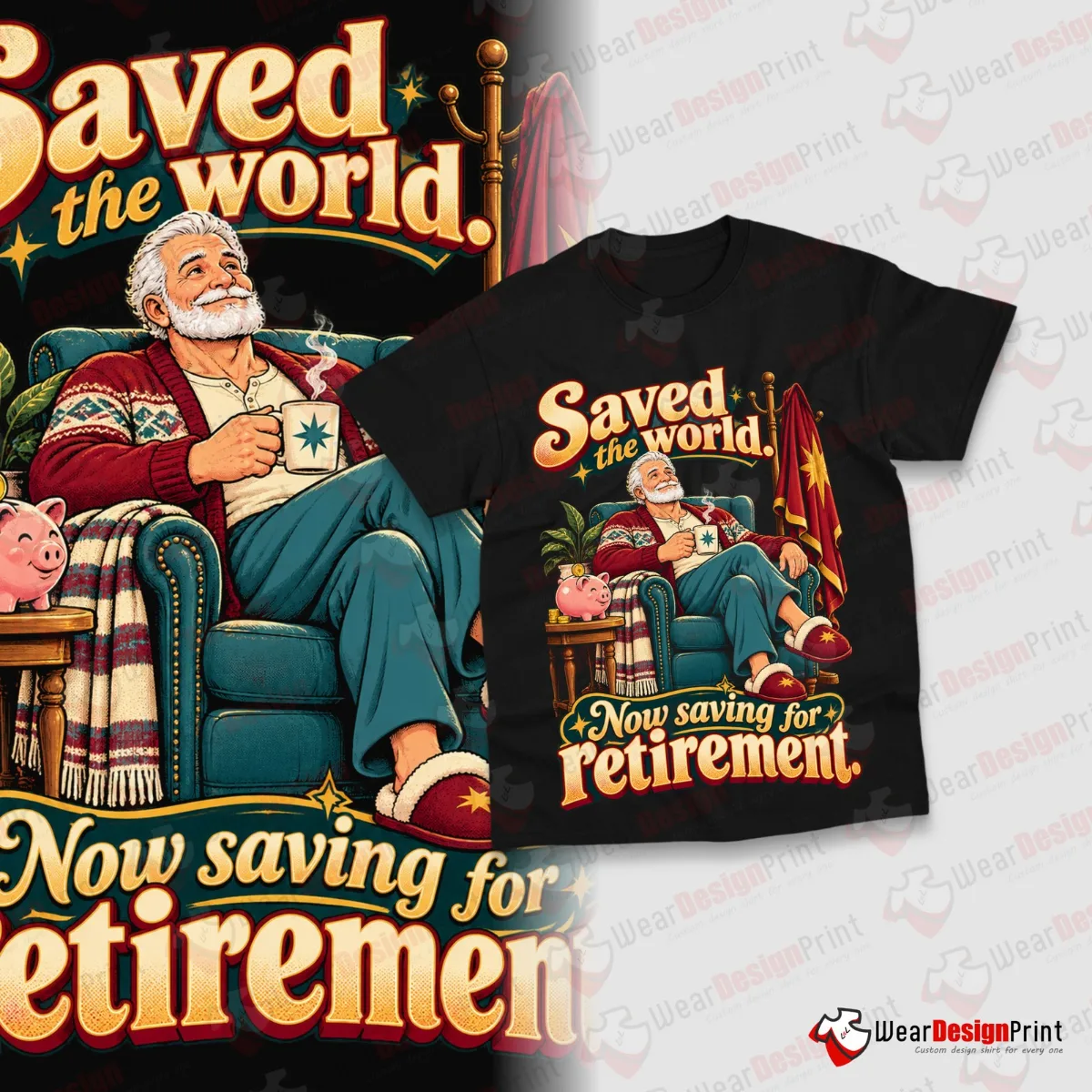 Funny Superhero Shirt Designs 20PCS PNG Bundle — view 5