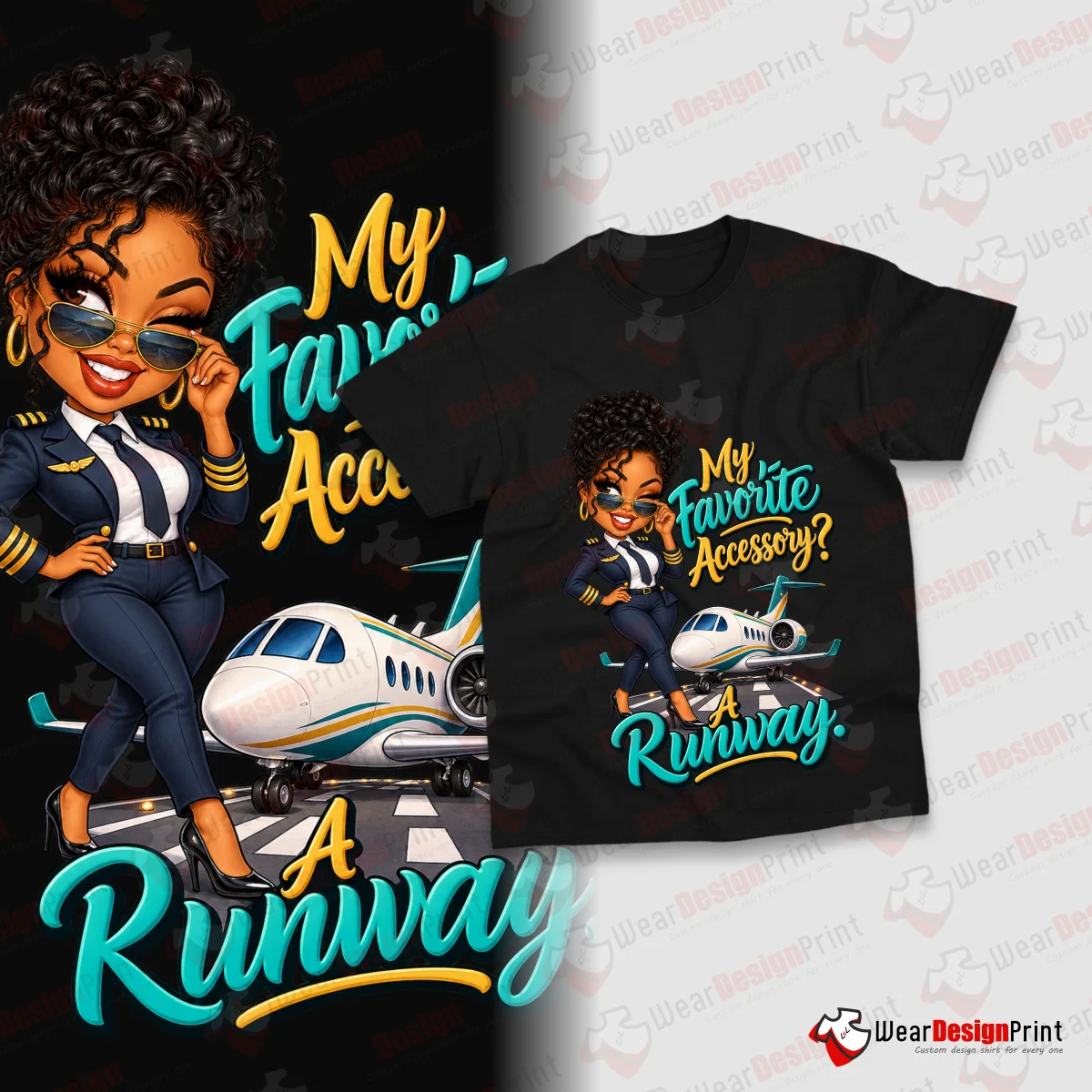 Women Pilot 10PC PNG Bundle — view 13