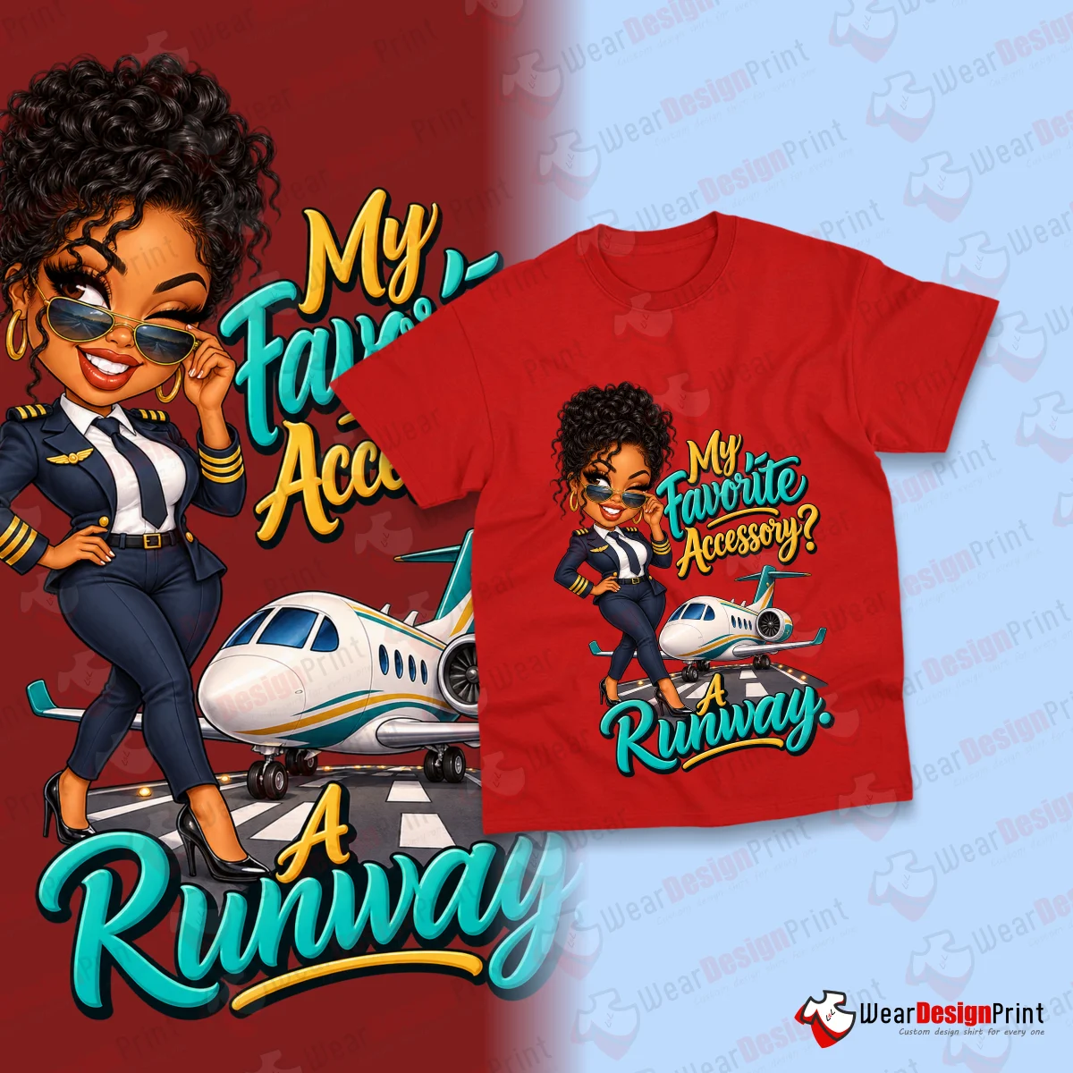 Women Pilot 10PC PNG Bundle — view 15