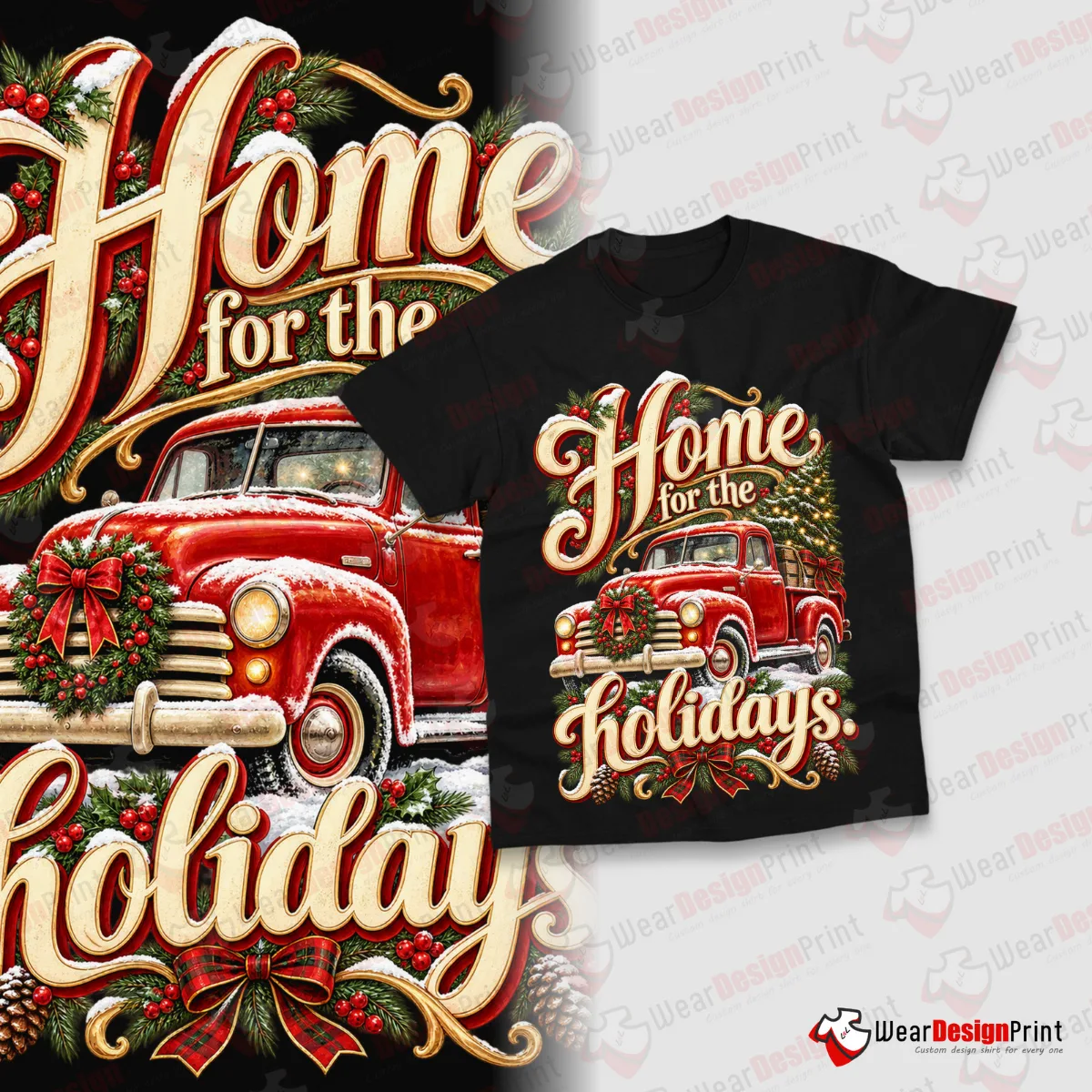 Funny Christmas Shirt Designs 20PCS PNG Bundle — view 6