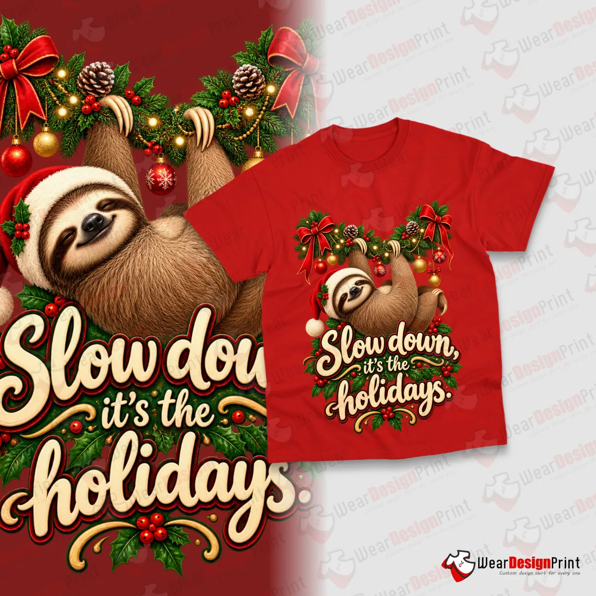 Christmas Holiday Shirt Designs 26PCS PNG Bundle — view 30
