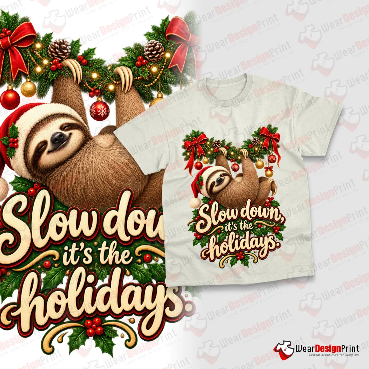 Christmas Holiday Shirt Designs 26PCS PNG Bundle — view 56