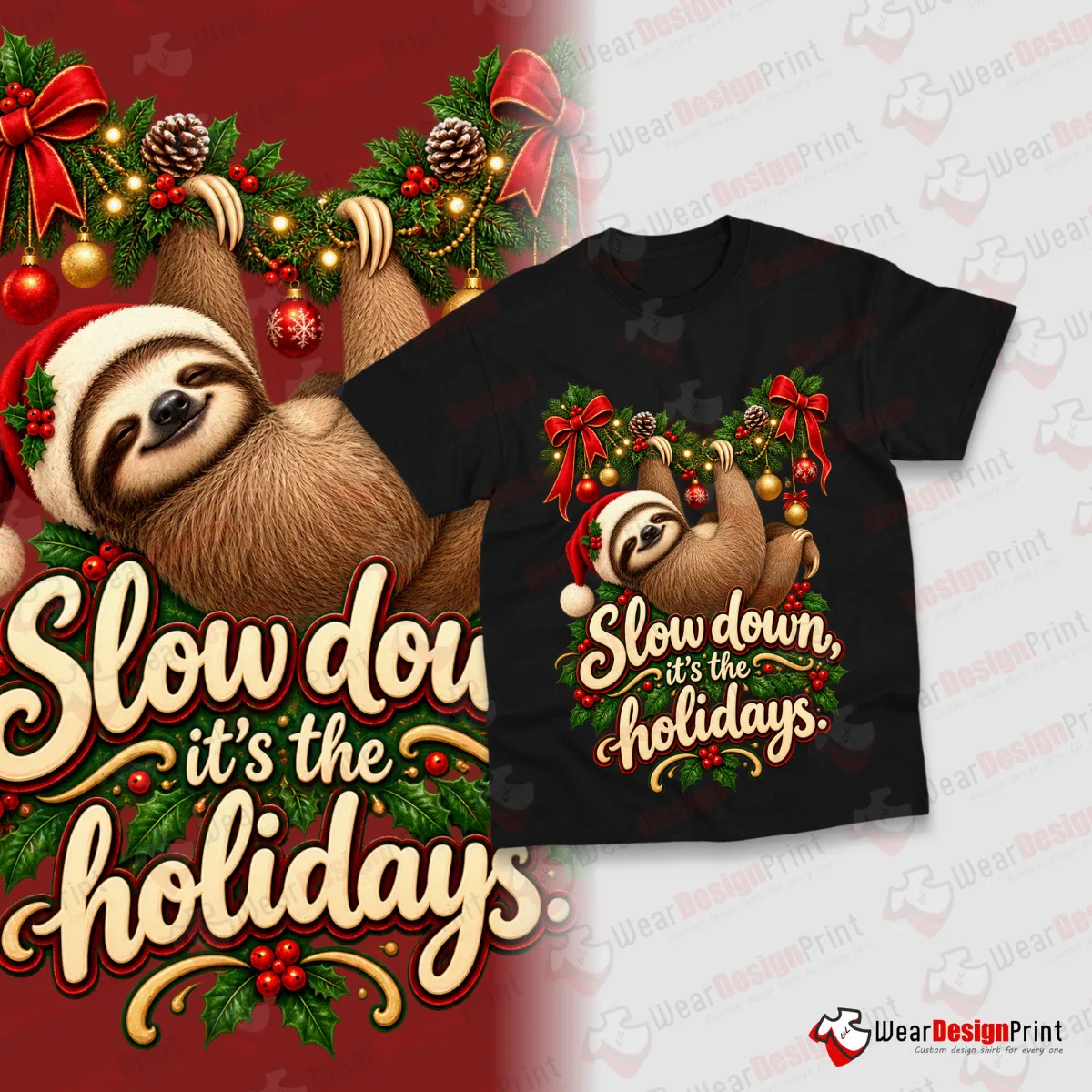 Christmas Holiday Shirt Designs 26PCS PNG Bundle — view 6