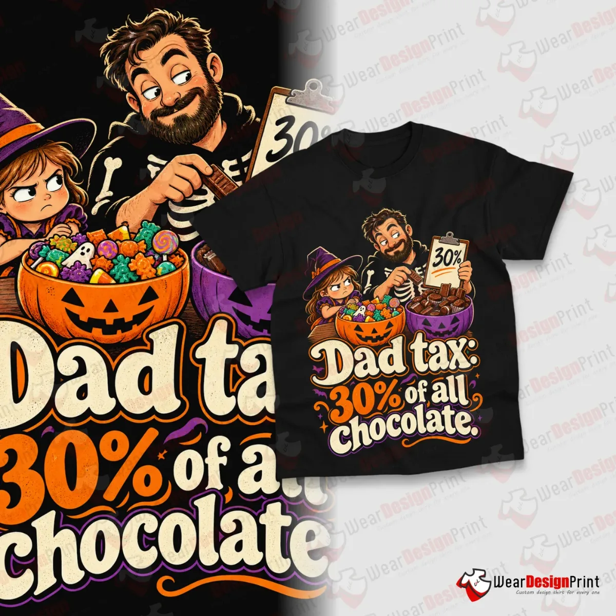 Halloween Fun Shirt Designs 15PCS PNG Bundle — view 5