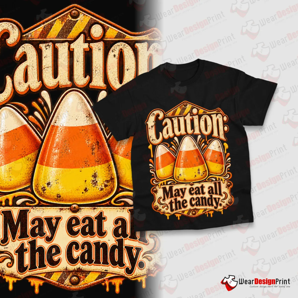 Halloween Shirt Designs 15PCS PNG Bundle — view 1