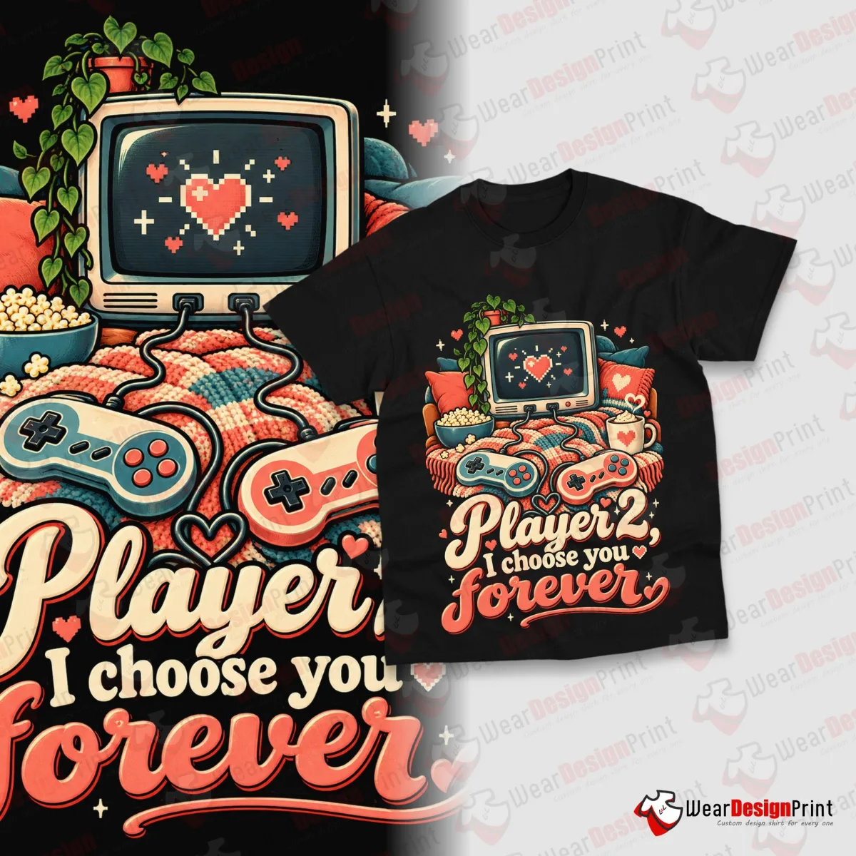 Funny Gamer Shirt Designs 20PCS PNG Bundle — view 6