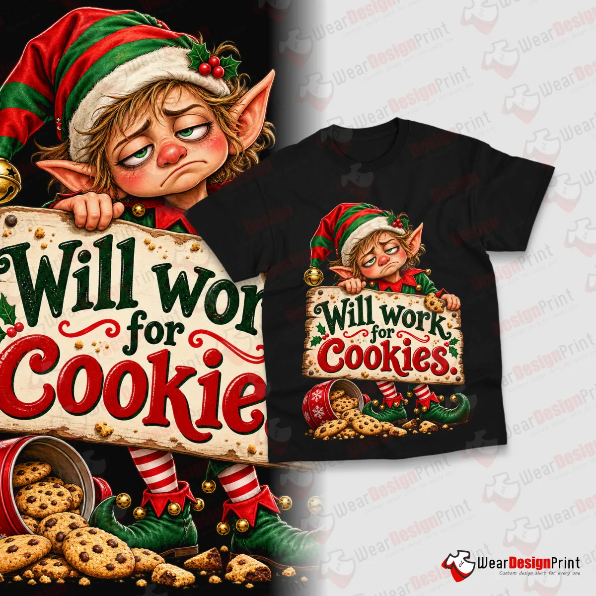 Funny Christmas Shirt Designs 20PCS PNG Bundle — view 7