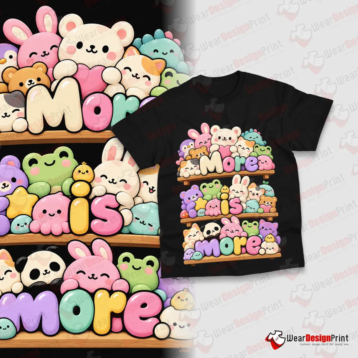 Squishy Friends Shirt Designs 15PCS PNG Bundle — view 6