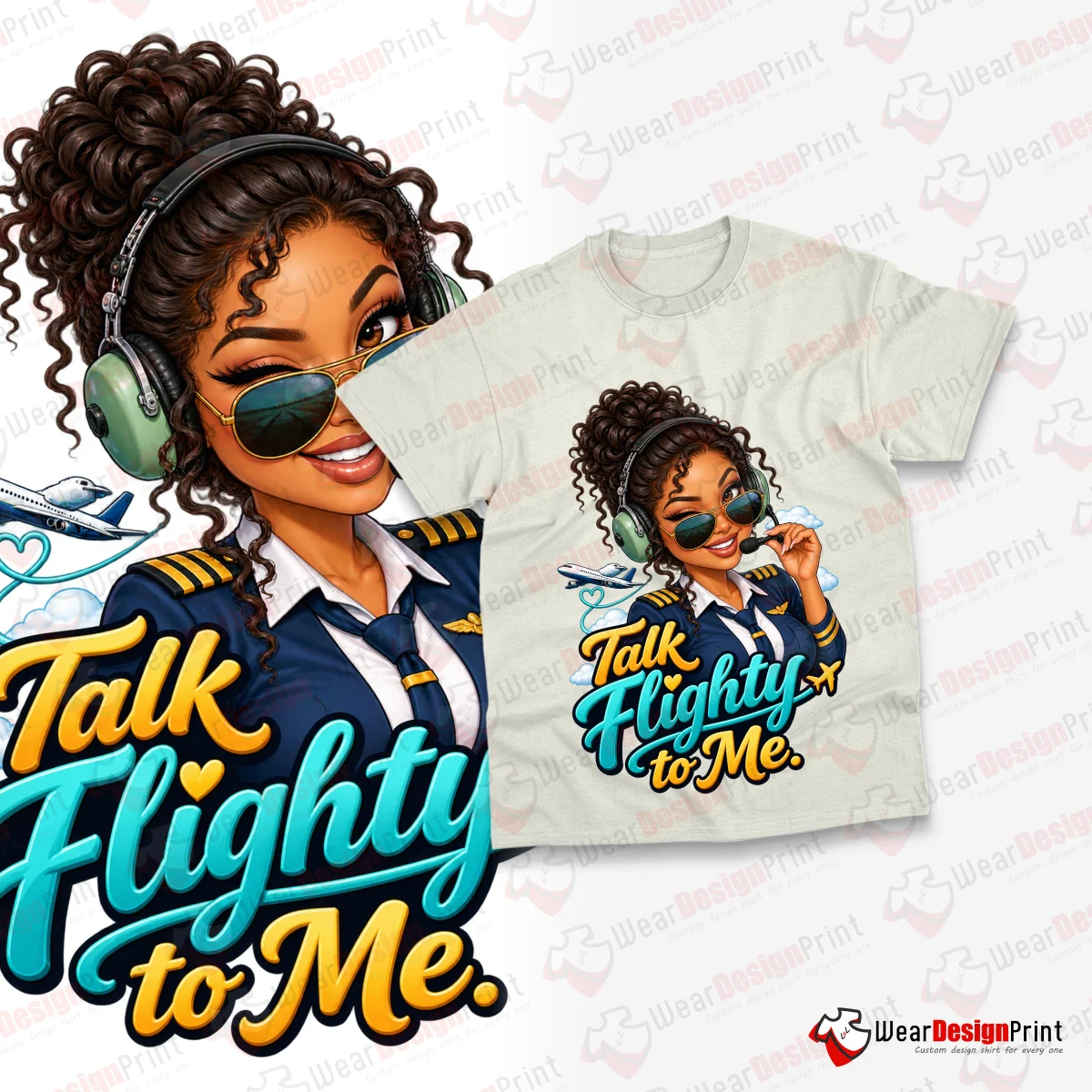 Women Pilot 10PC PNG Bundle — view 18